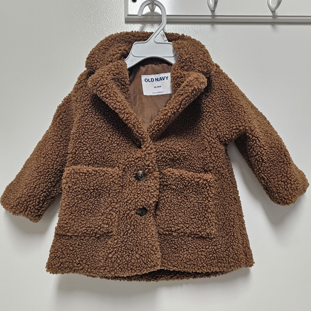 Old Navy Collar Teddy Bear Jacket
